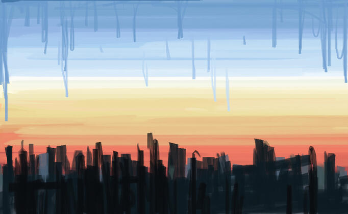 I doodled this while I was listening to Giygas' theme... LOL...