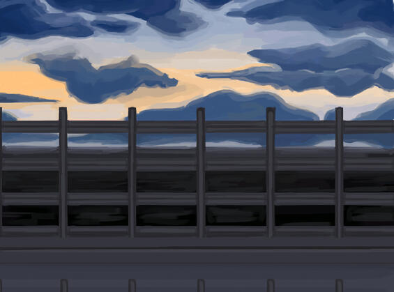 I drew one of my comfort places in my favorite game! I remember not fully finishing this piece because I wasn't good at drawing clouds back then... (LINK)