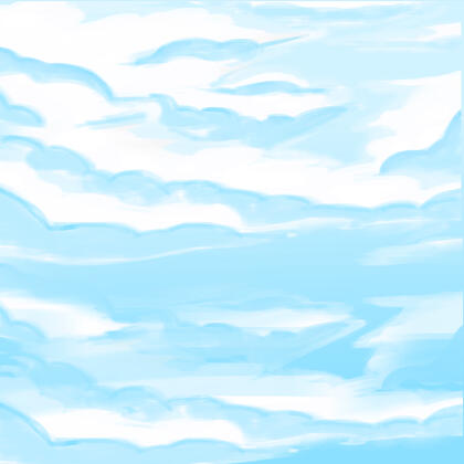 I know I've done it plenty of times in my art, but I wanted to practice drawing clouds a little more; so this is just nothing more than a small sketch!